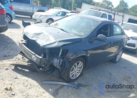 2014 Chevrolet Sonic Lt Auto из США, поврежденный, VIN 1G1JC5SH0E4162876